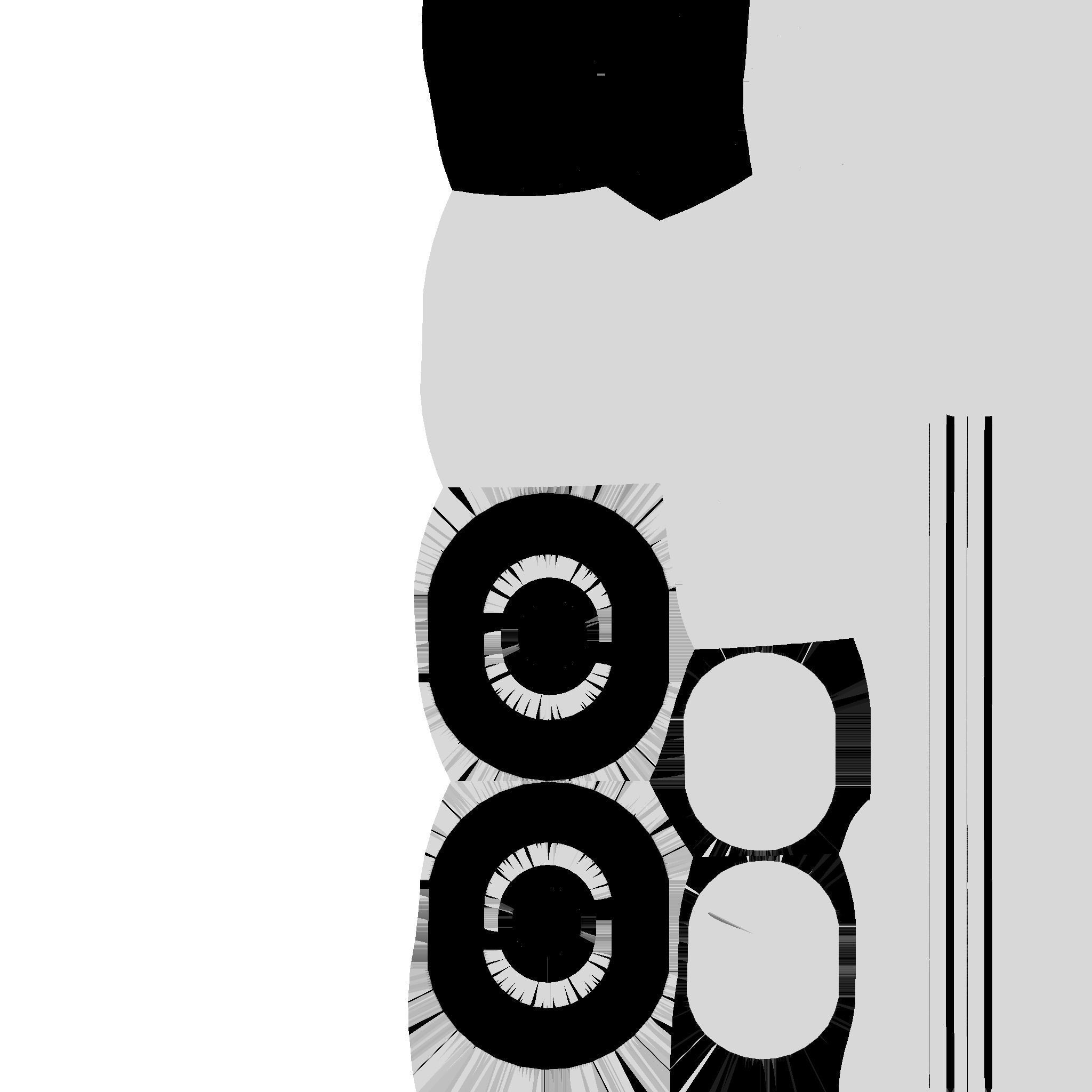 SciFi Glasses H10 Black Purple - Character Design Fashion Low-poly 3D model_27