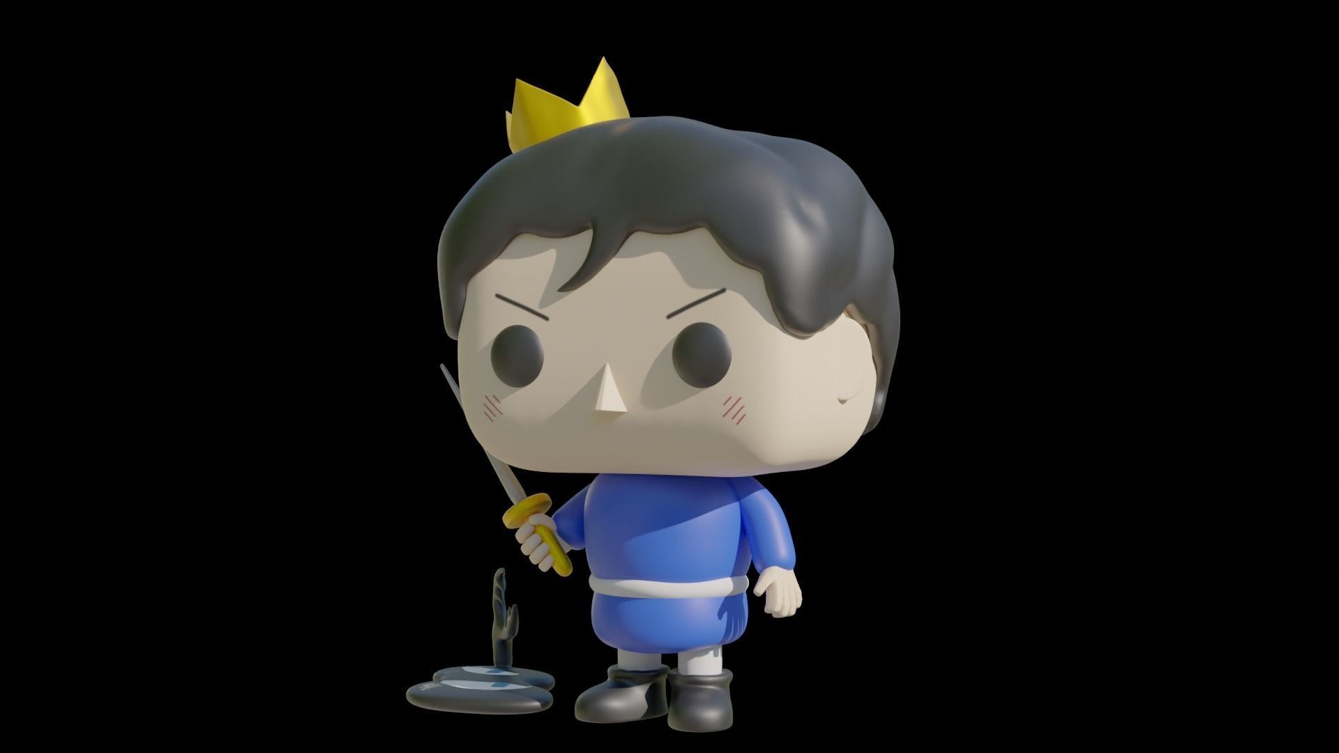 Funko Pop Bojji y Kage 3D print model_1