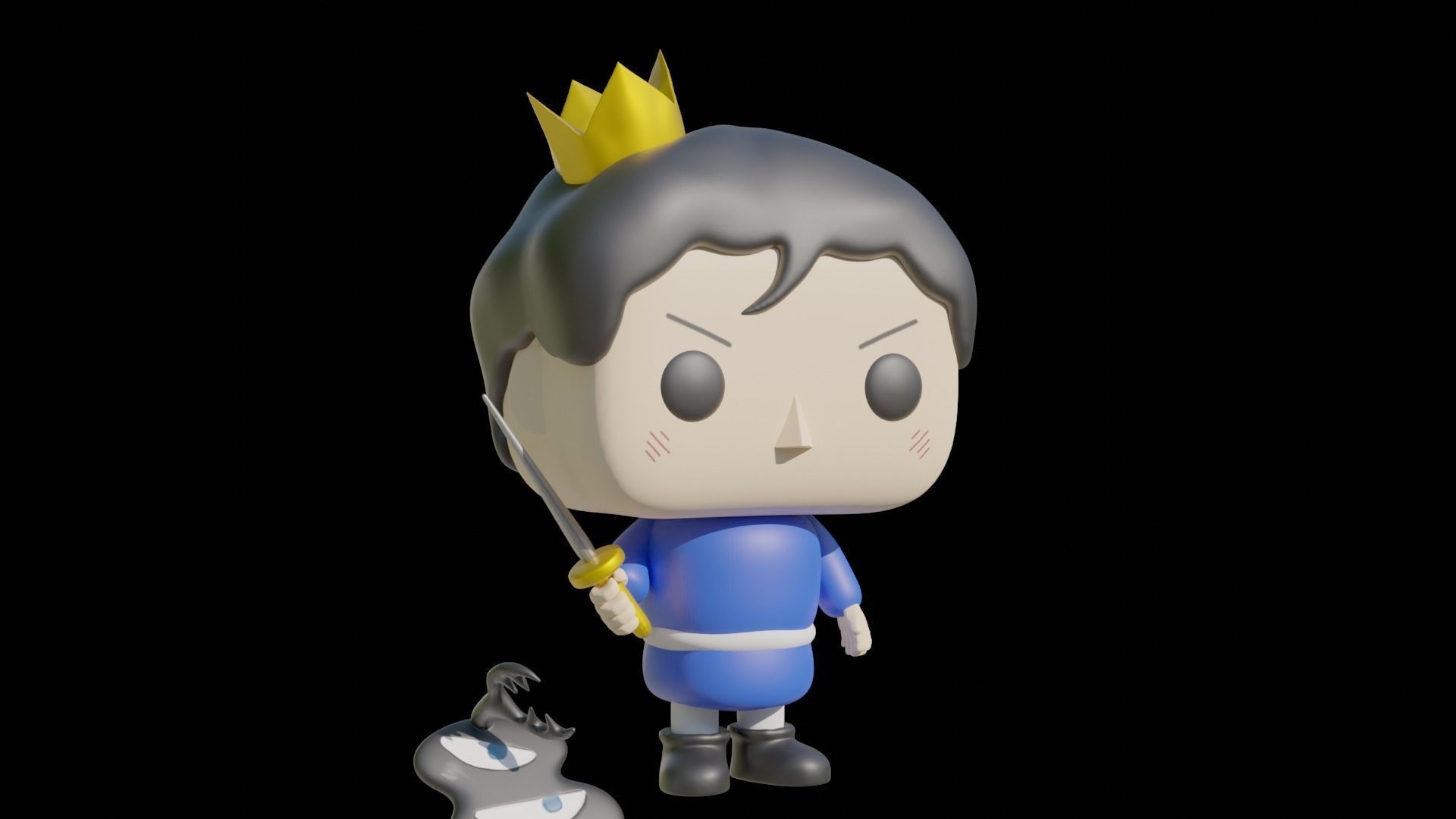 Funko Pop Bojji y Kage 3D print model_5