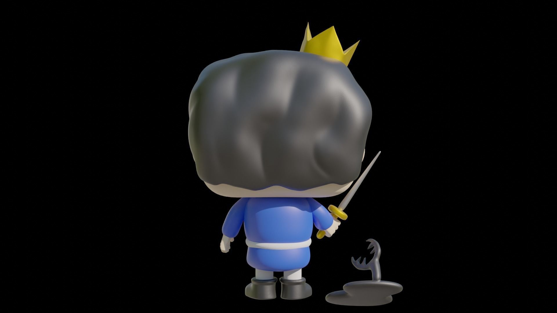 Funko Pop Bojji y Kage 3D print model_3