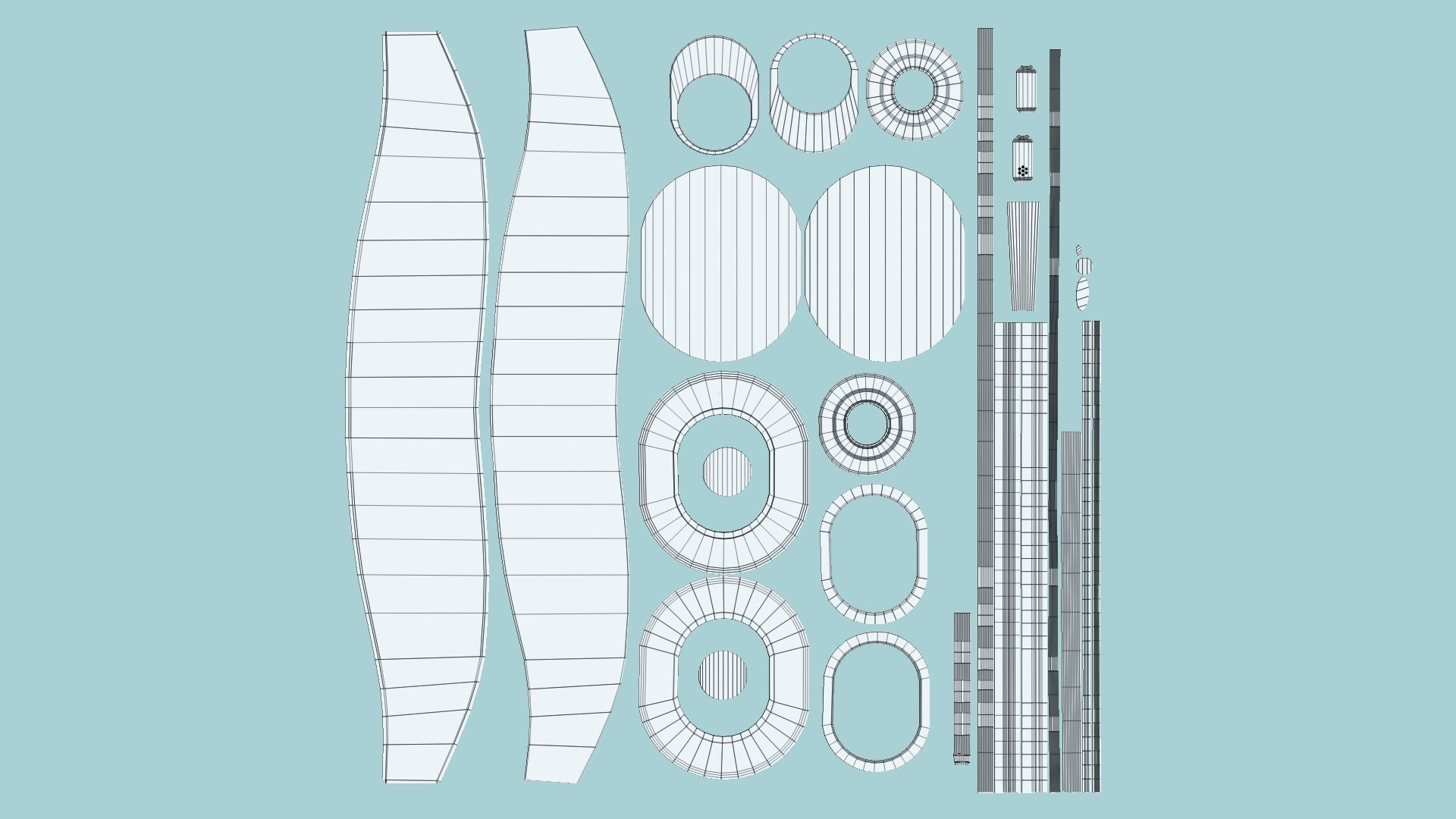 10 SciFi Glasses H Collection- Character Design Fashion _79