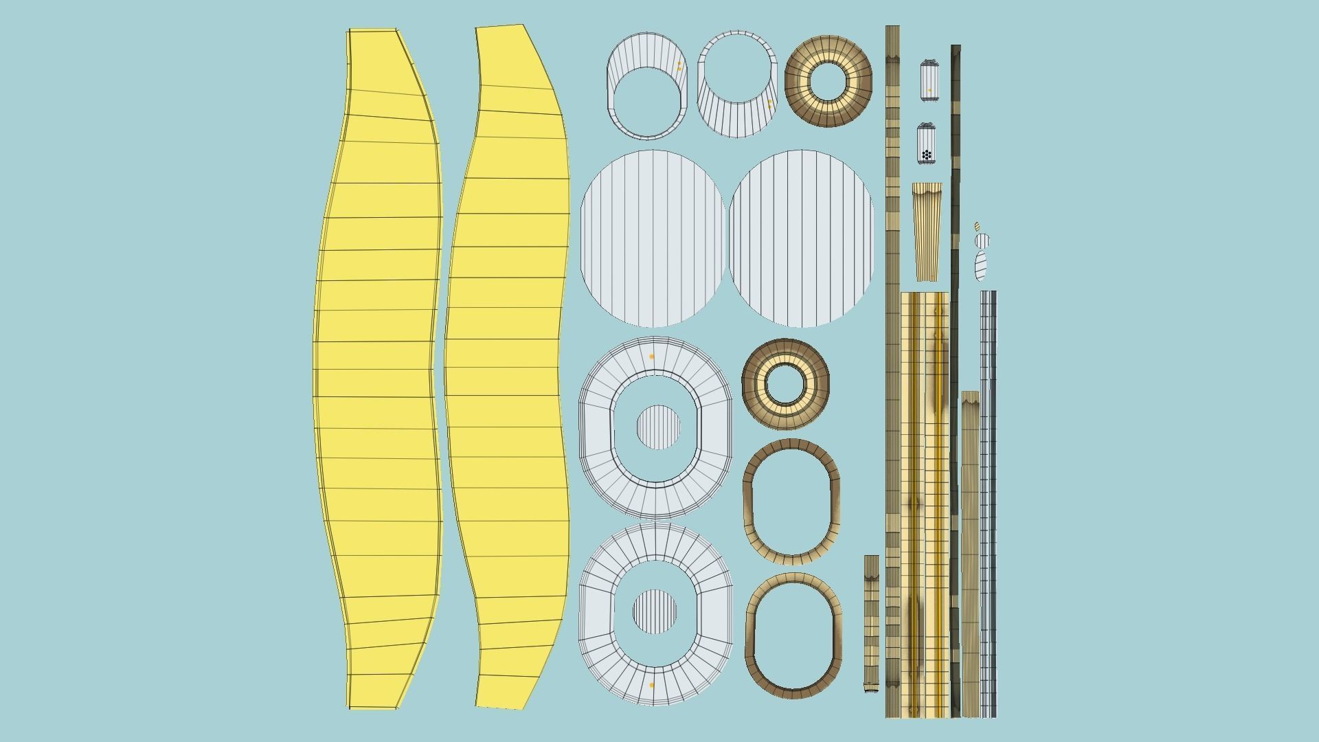 10 SciFi Glasses H Collection- Character Design Fashion _78