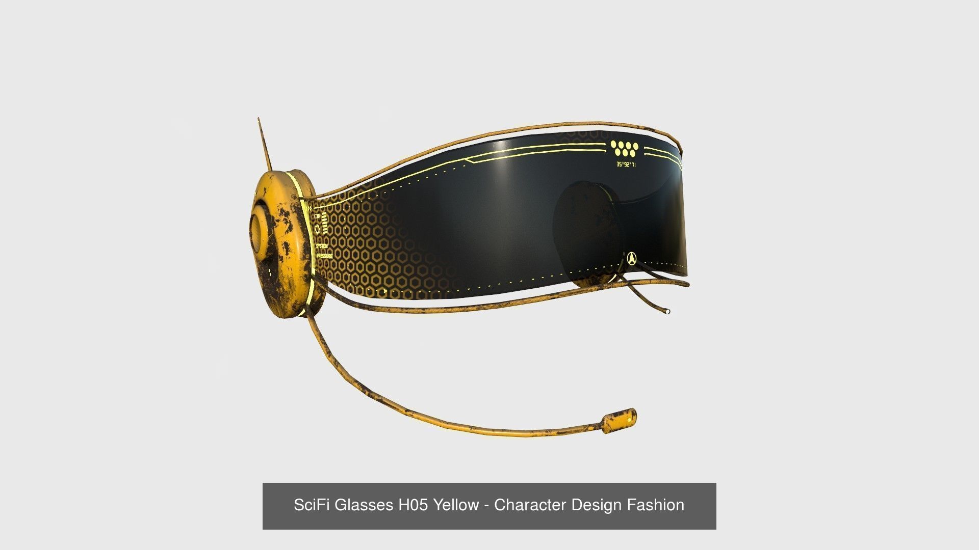 10 SciFi Glasses H Collection- Character Design Fashion _5
