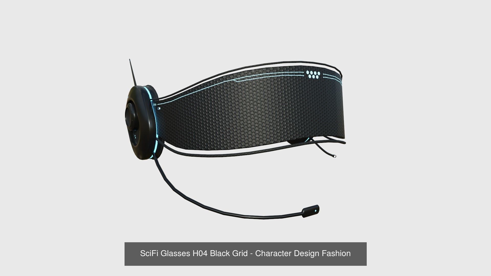 10 SciFi Glasses H Collection- Character Design Fashion _4