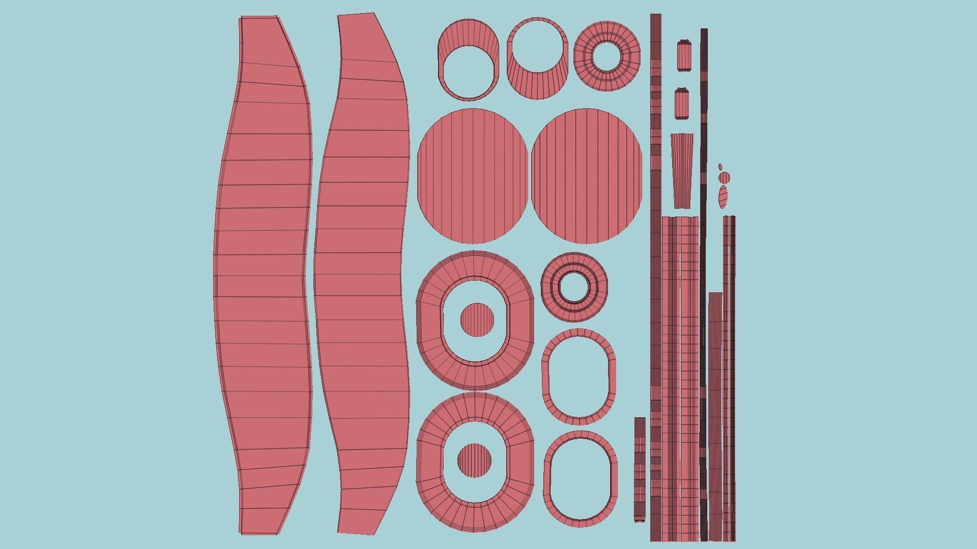 10 SciFi Glasses H Collection- Character Design Fashion _24