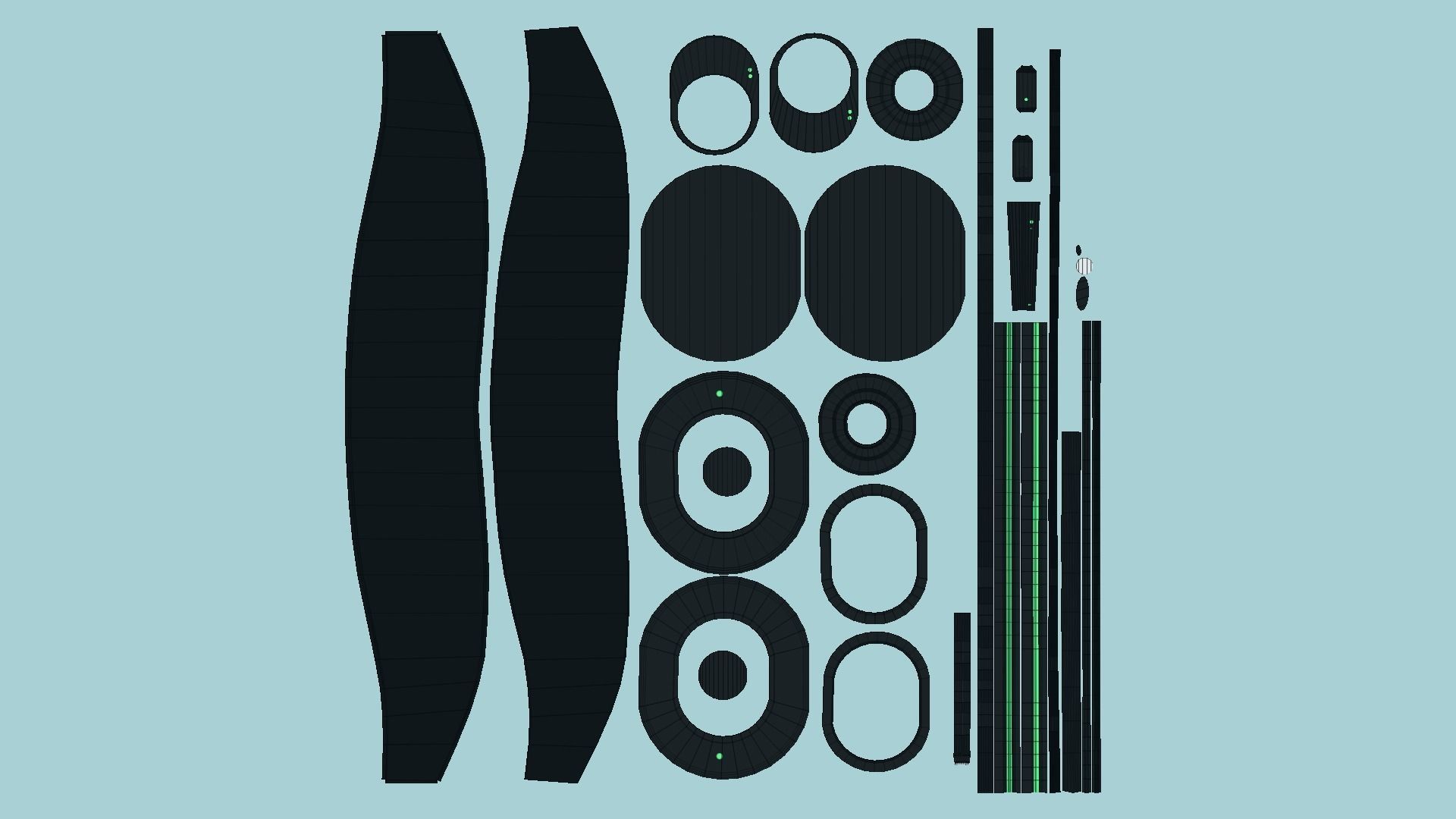 10 SciFi Glasses H Collection- Character Design Fashion _70