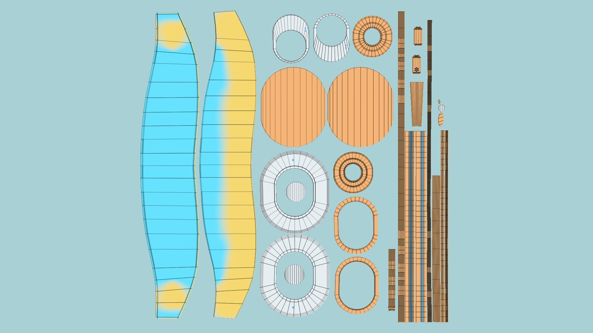 10 SciFi Glasses H Collection- Character Design Fashion _85