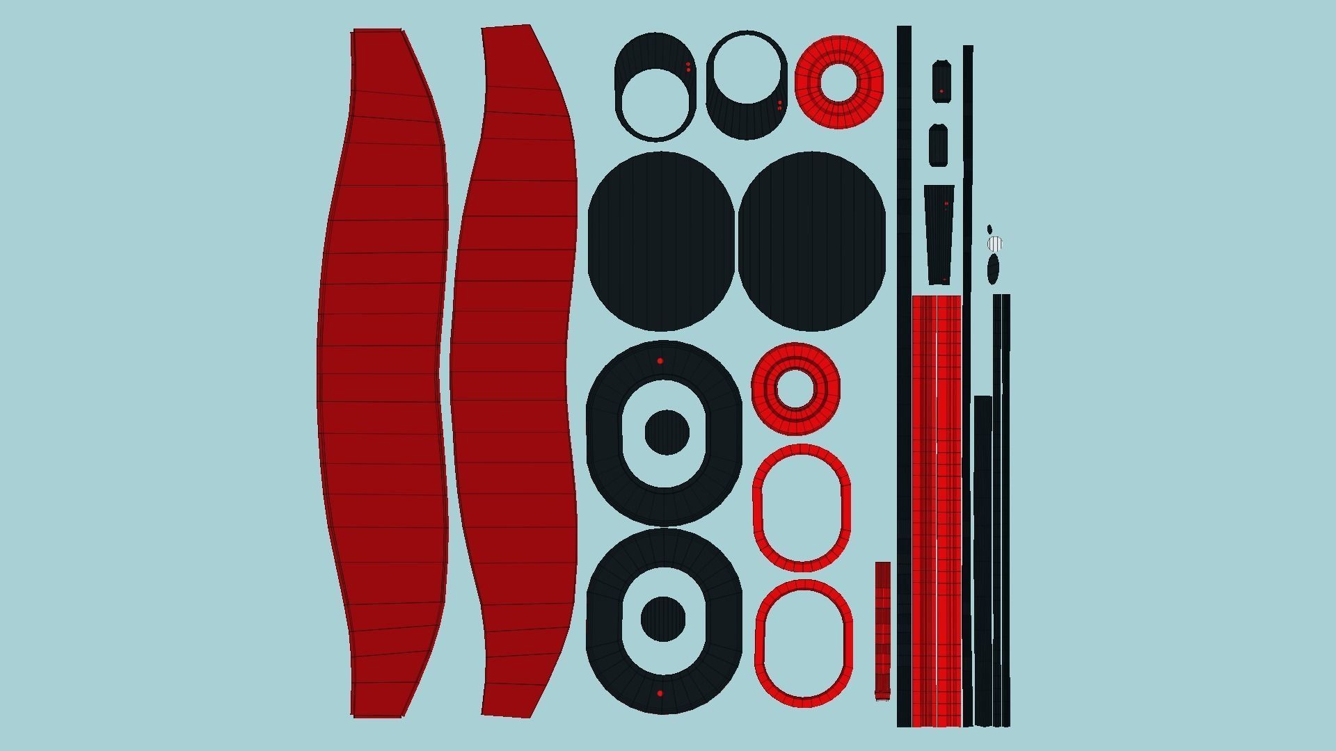 10 SciFi Glasses H Collection- Character Design Fashion _73