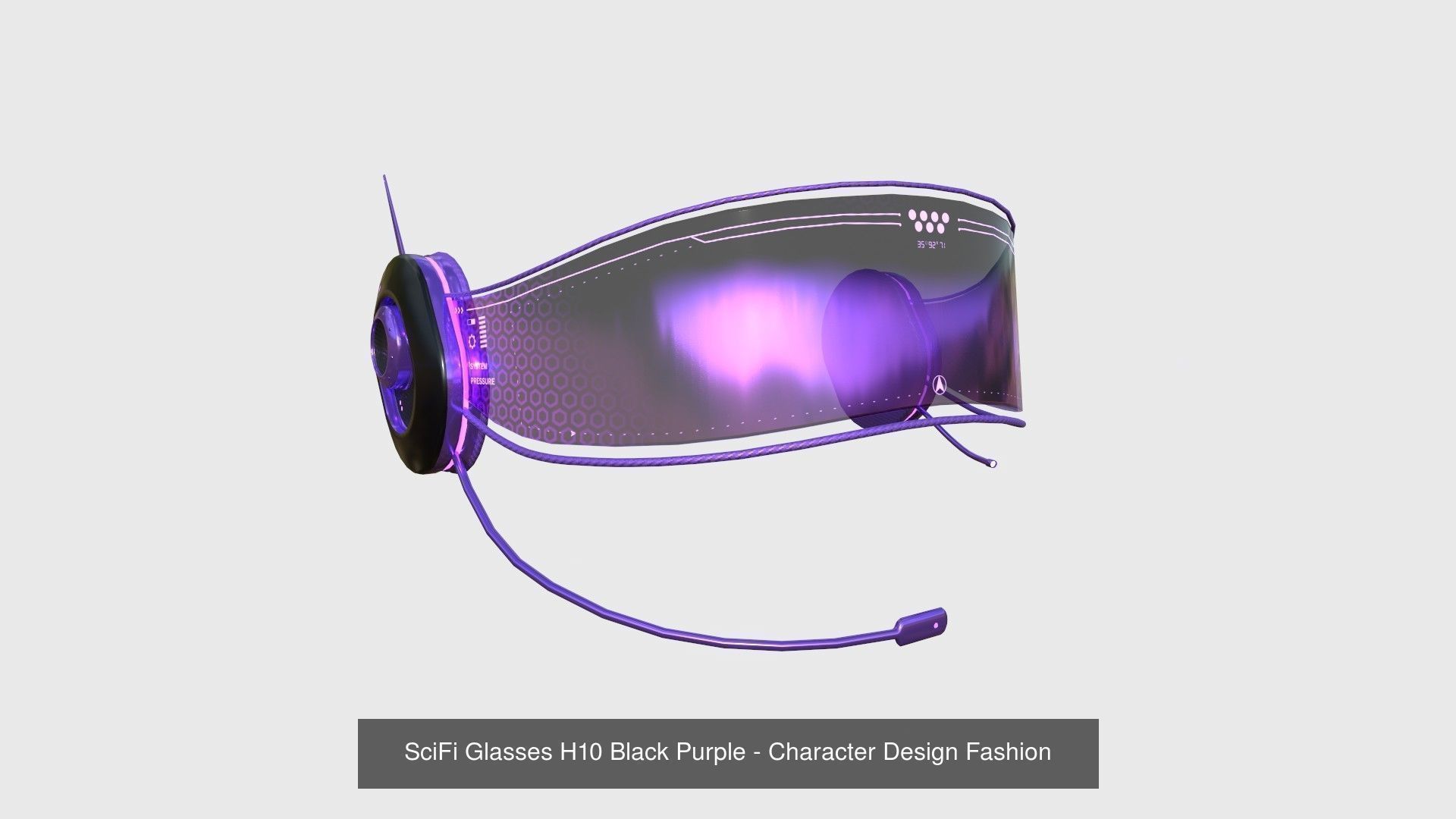 10 SciFi Glasses H Collection- Character Design Fashion _10