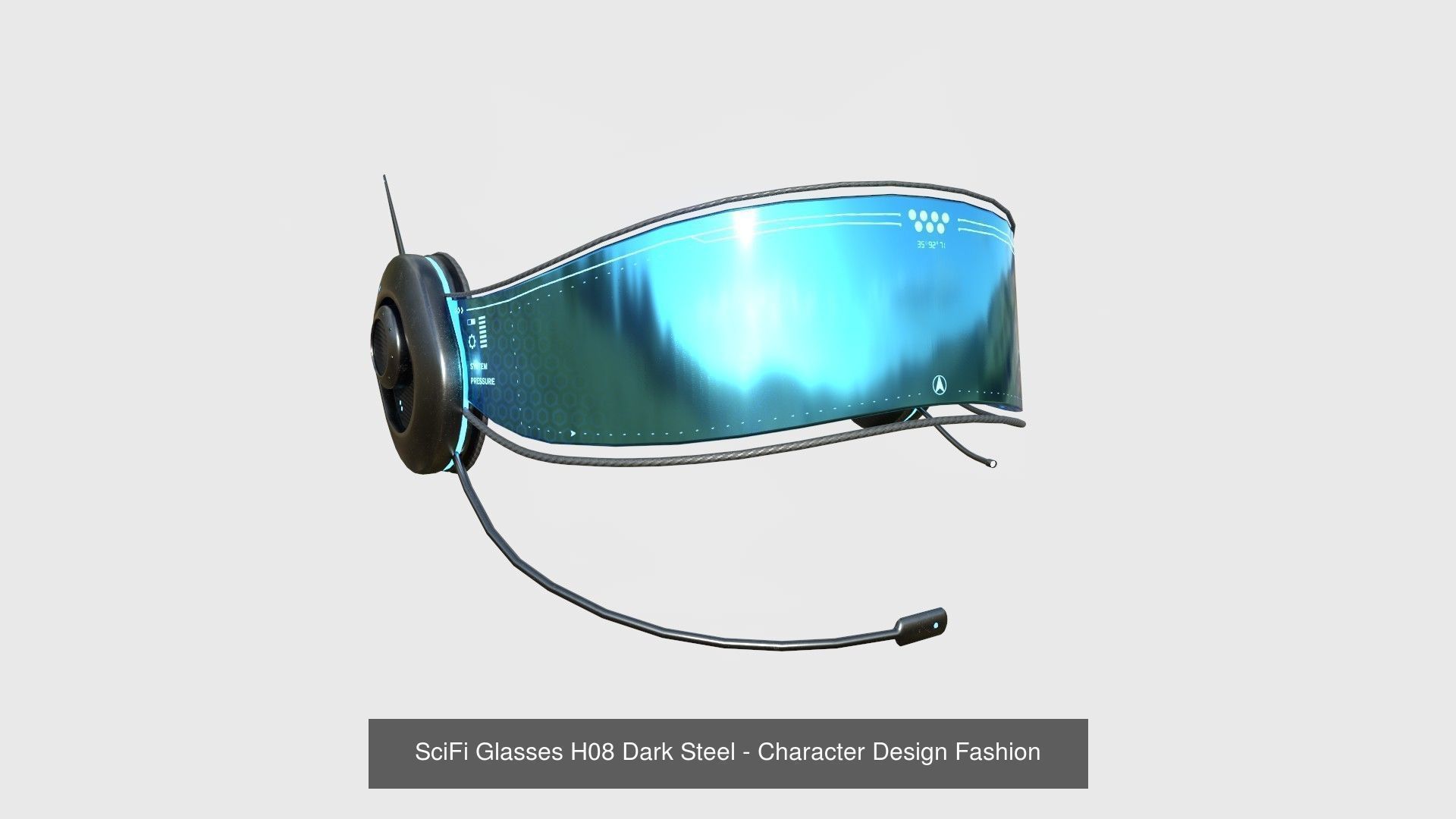 10 SciFi Glasses H Collection- Character Design Fashion _8