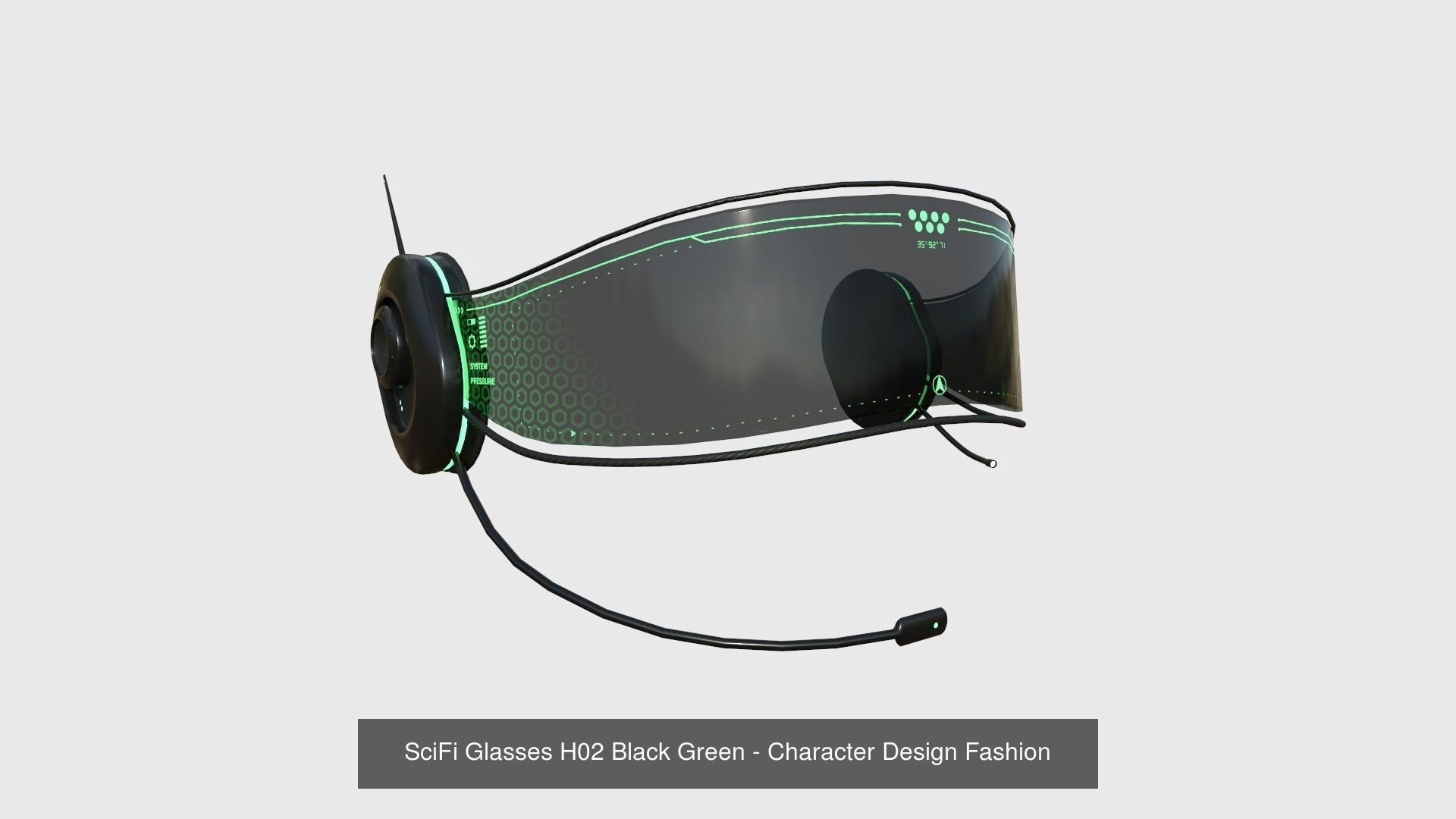 10 SciFi Glasses H Collection- Character Design Fashion _2