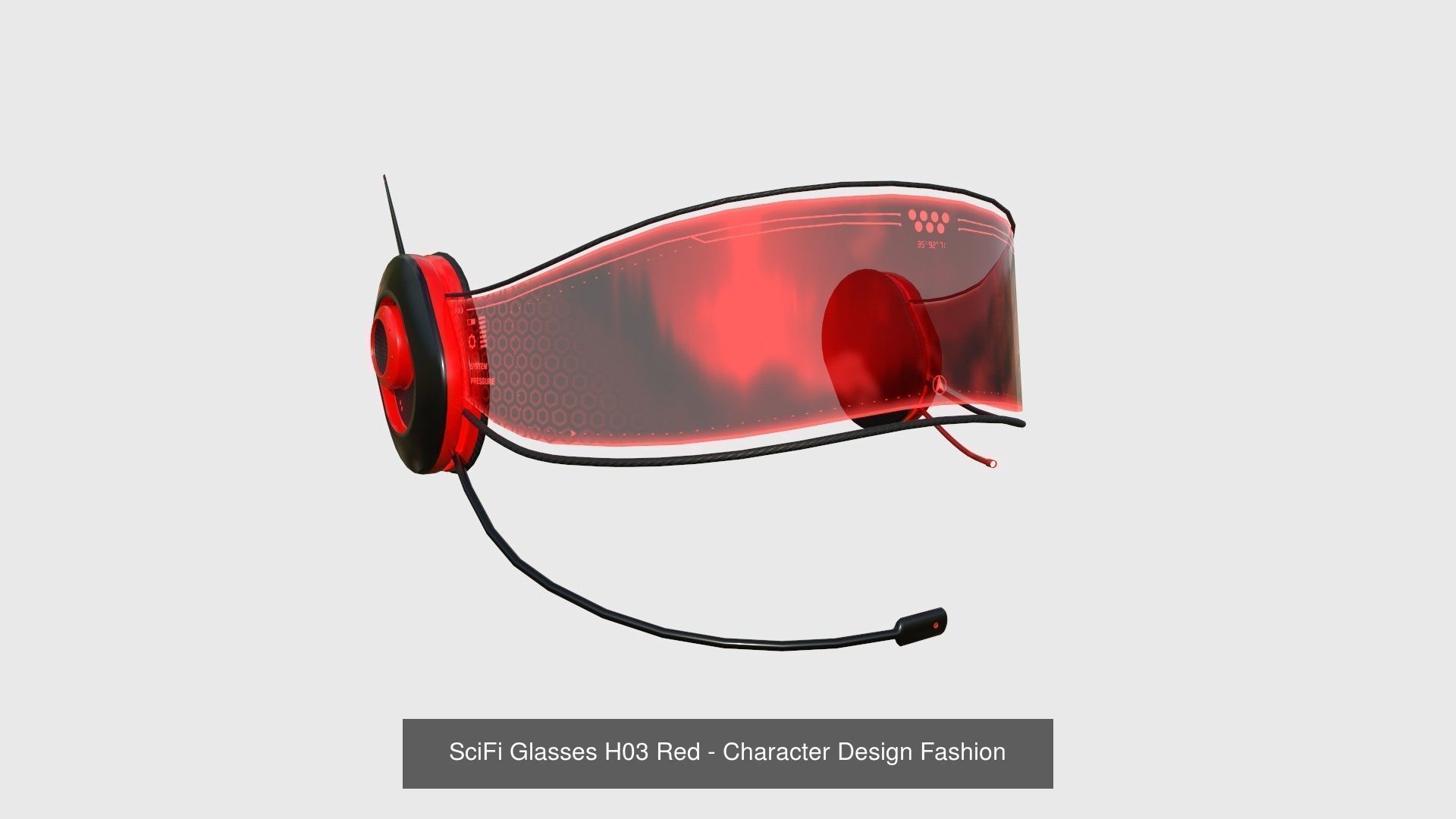 10 SciFi Glasses H Collection- Character Design Fashion _3