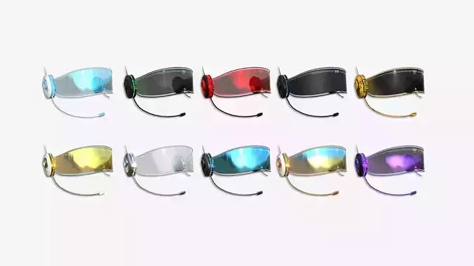 10 SciFi Glasses H Collection- Character Design Fashion 