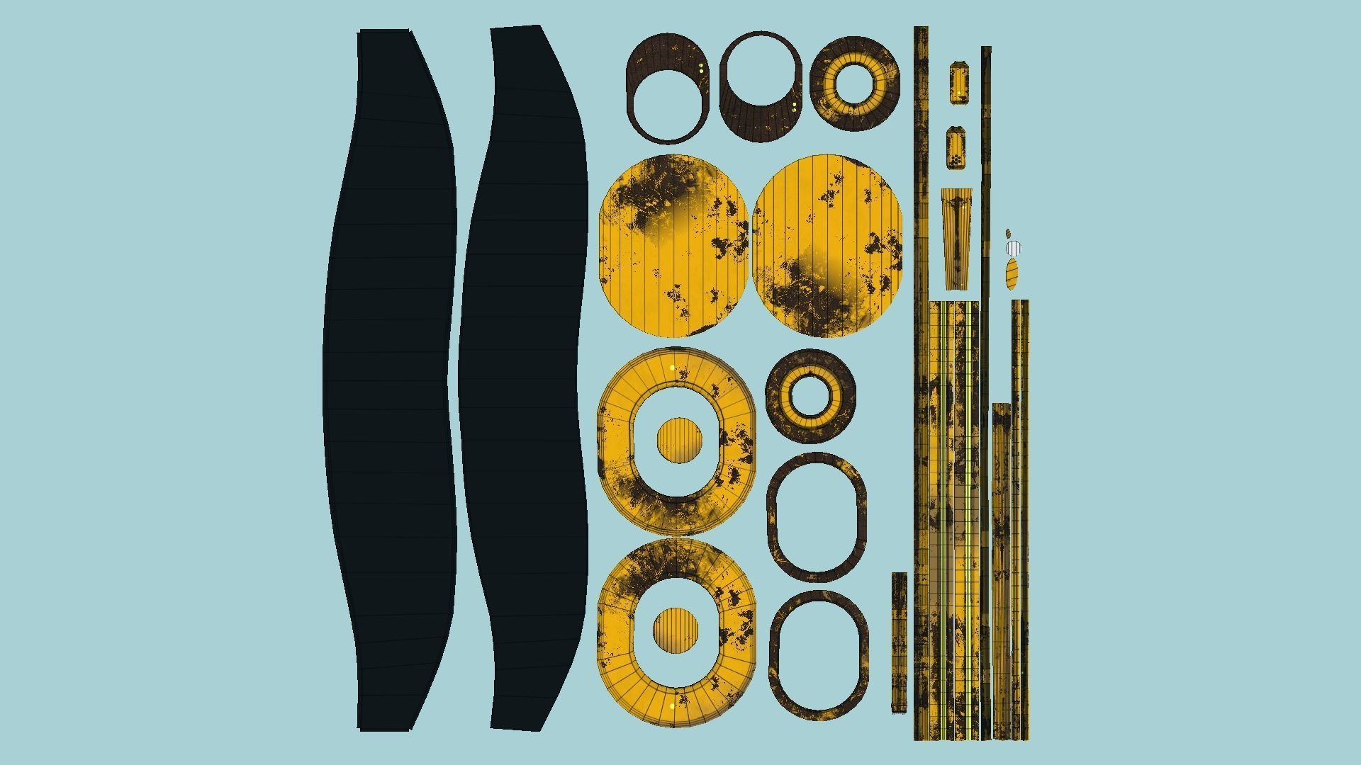 10 SciFi Glasses H Collection- Character Design Fashion _82