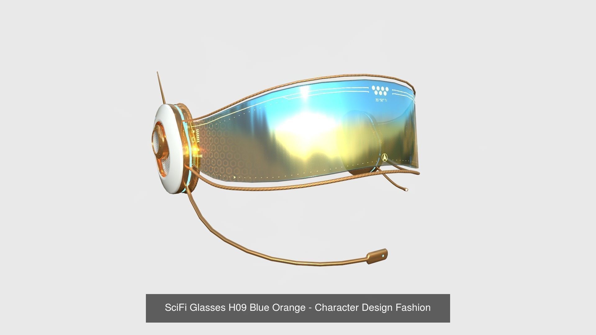 10 SciFi Glasses H Collection- Character Design Fashion _9