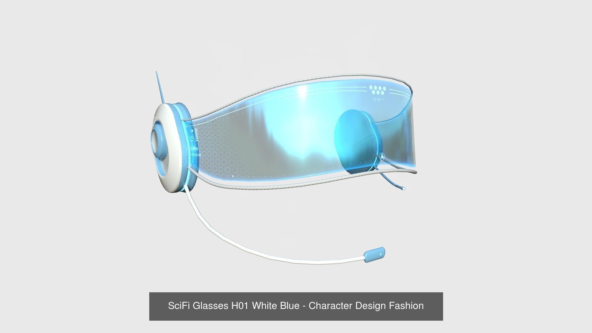 10 SciFi Glasses H Collection- Character Design Fashion _1