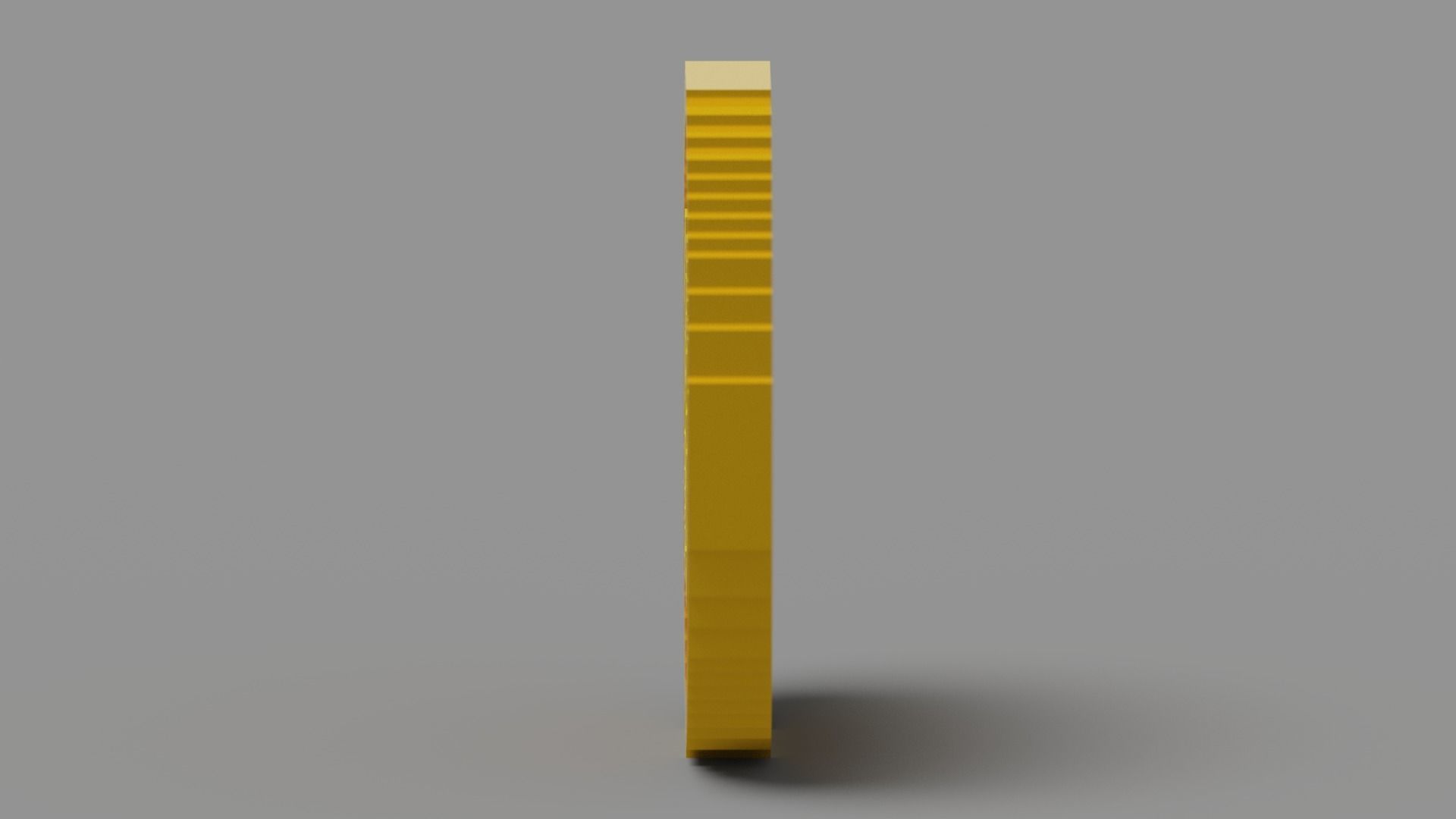 Voxel USD Coin  Low-poly 3D model_15
