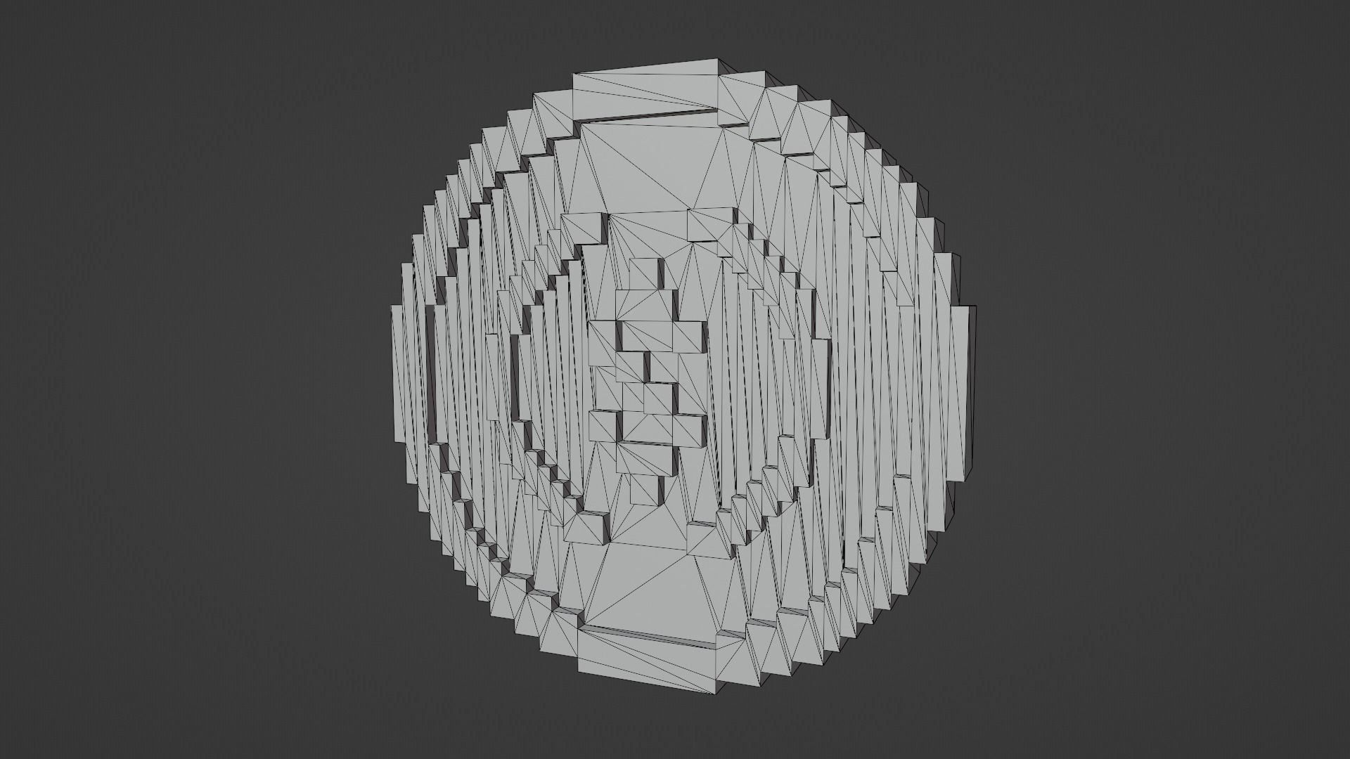 Voxel USD Coin  Low-poly 3D model_9