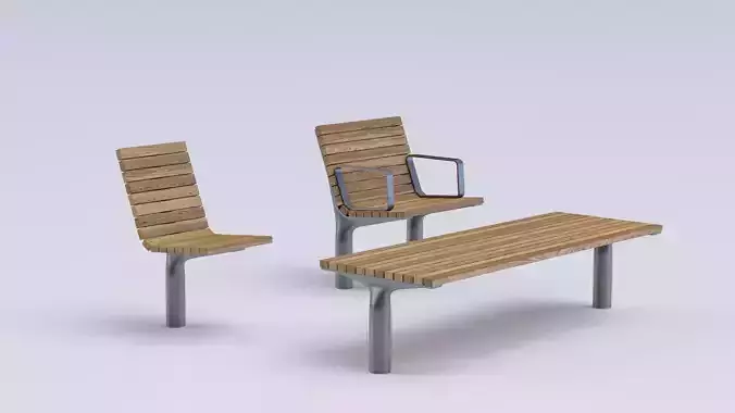 PARK MODERN BENCH MMCITE VLTAU