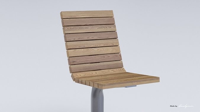 PARK MODERN BENCH MMCITE VLTAU 3D model 5
