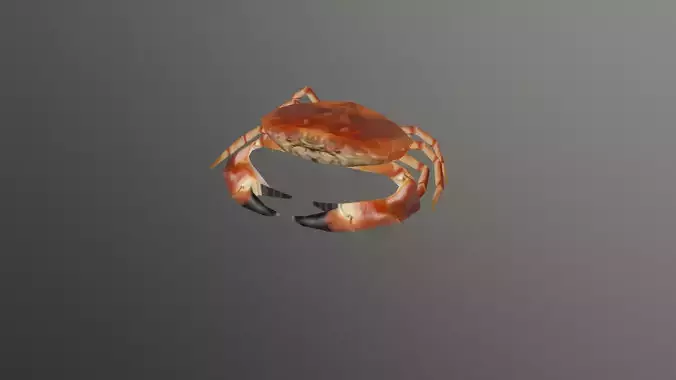 Crab 3D Low-poly 3D model Crab 3D Low-poly 3D model