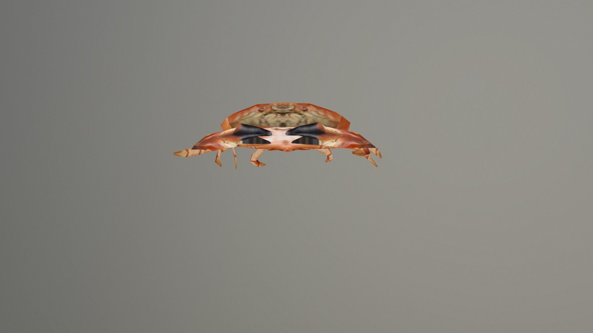 Crab 3D Low-poly 3D model_3