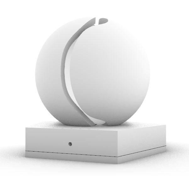 lamp light 3D model_1