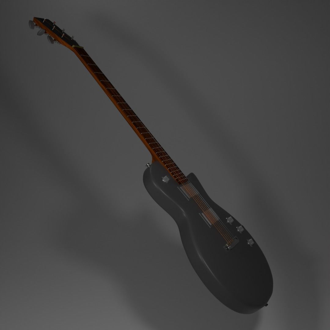 Gibson Les Paul Free 3D model_2