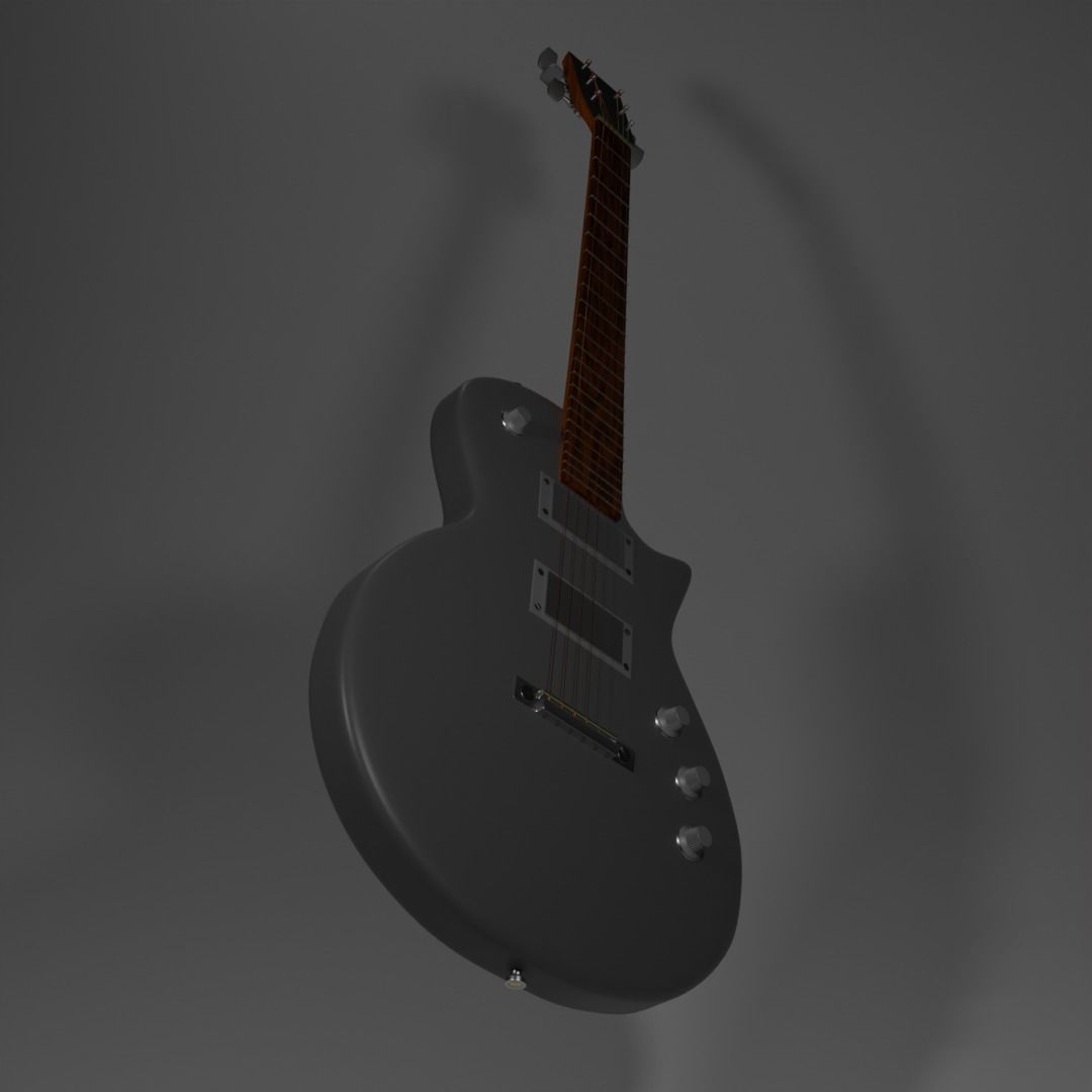 Gibson Les Paul Free 3D model_1