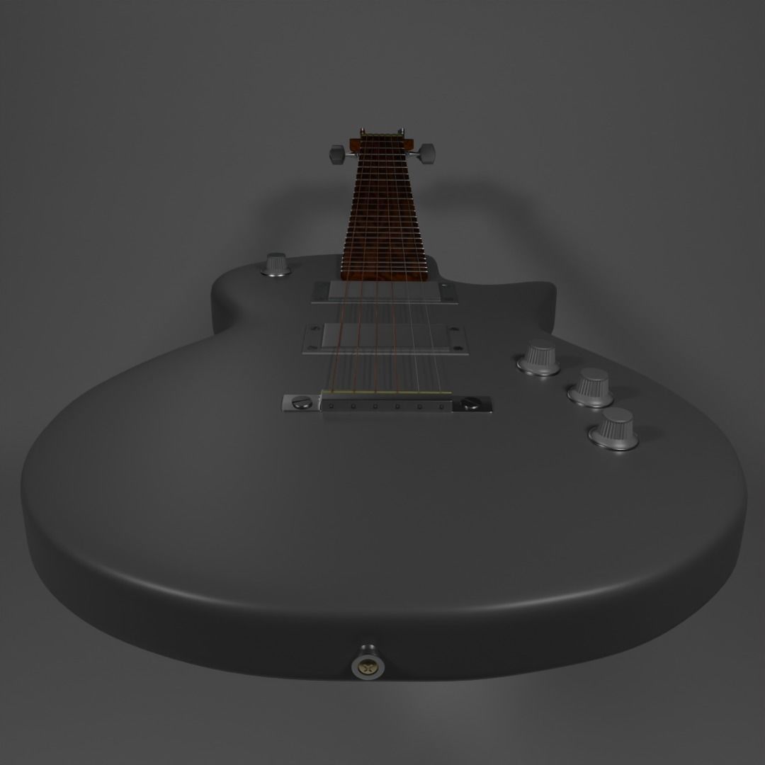 Gibson Les Paul Free 3D model_4