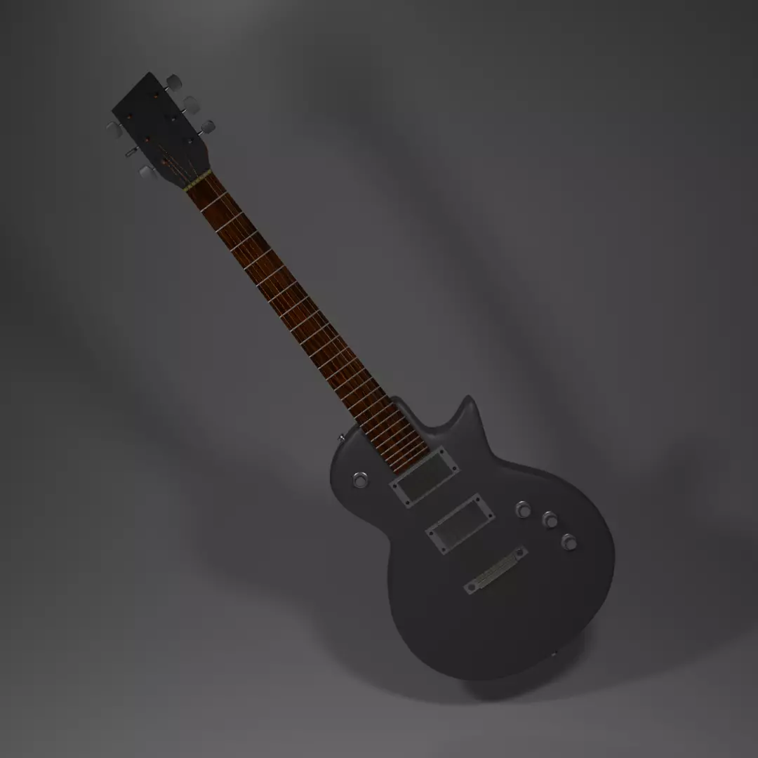 Gibson Les Paul Free 3D model_0