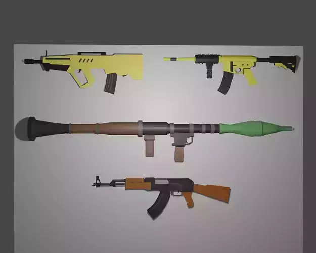 All Lowpoly Weapons offer