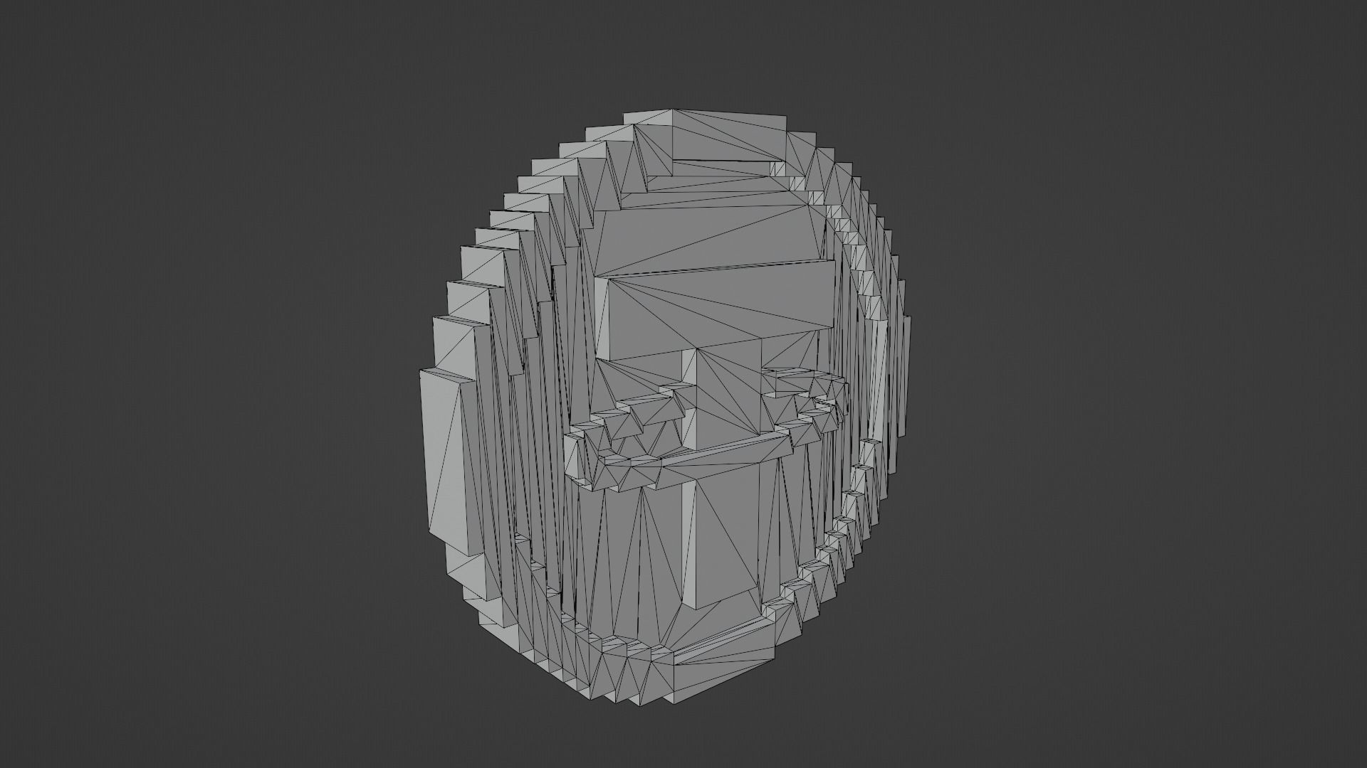 Voxel Tether Coin Low-poly 3D model_10
