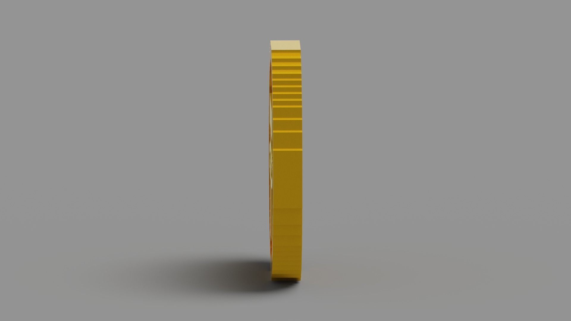 Voxel Tether Coin Low-poly 3D model_21