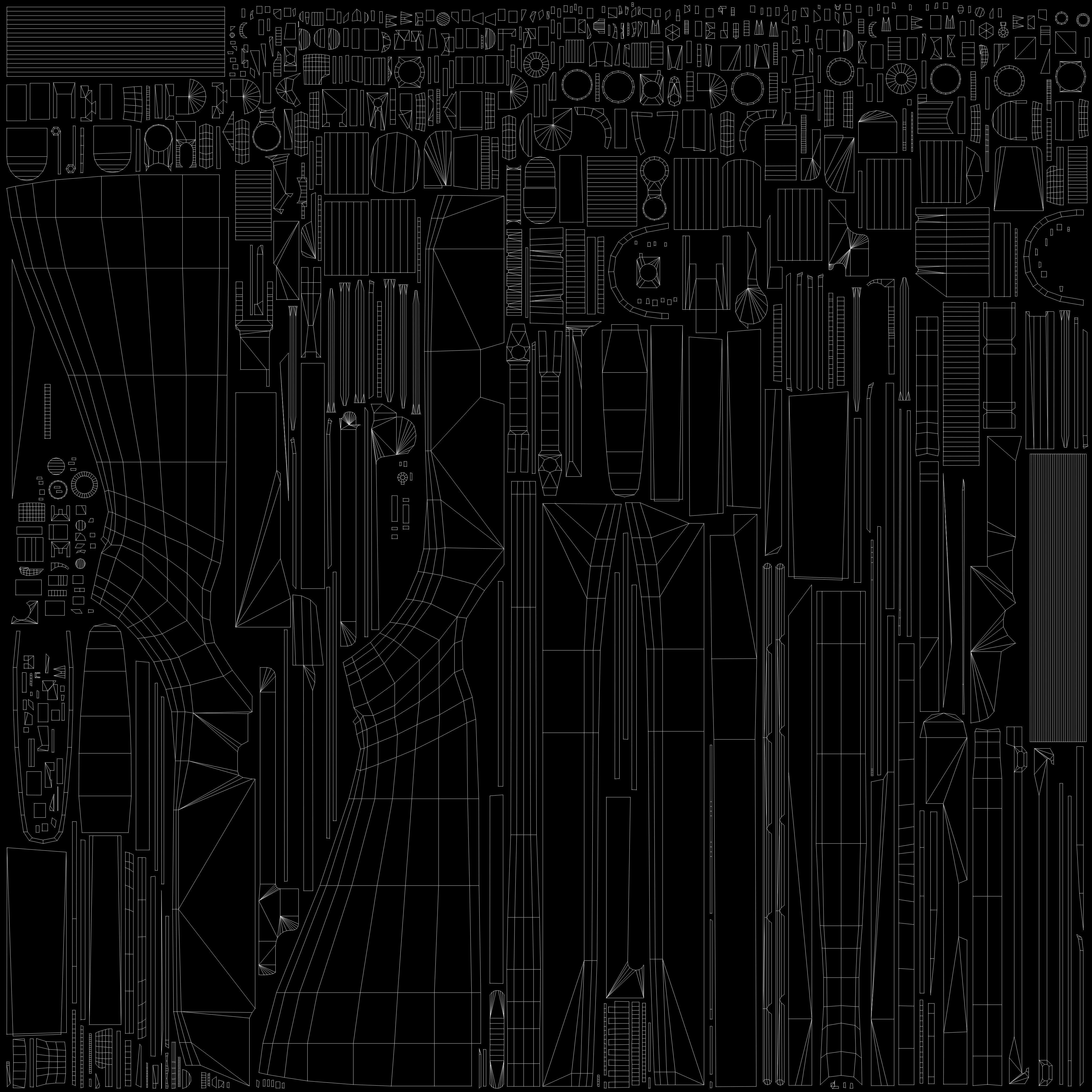 M14 rifle Low-poly 3D model_7