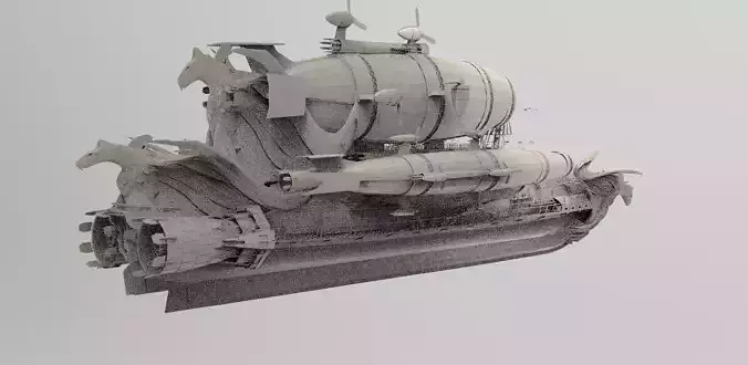 Massive Zeppelin Juggernaut Military