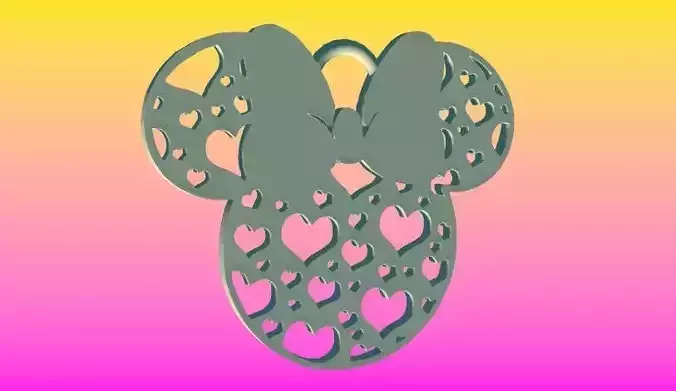 Minnie Mouse hearts