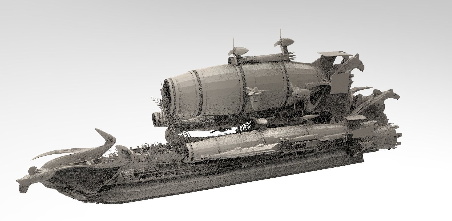 Eagle Kings Airship Destroyer 3D model_1