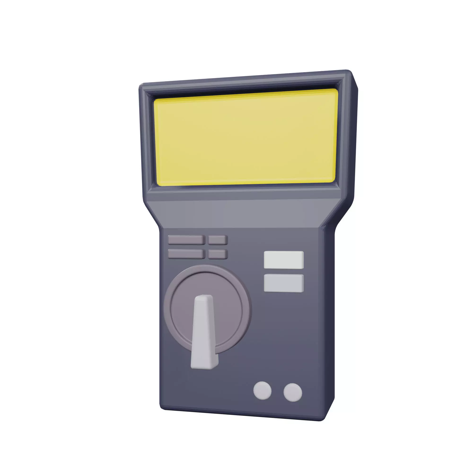 Analyzer 3D Model electrical tester Low-poly 3D model_0