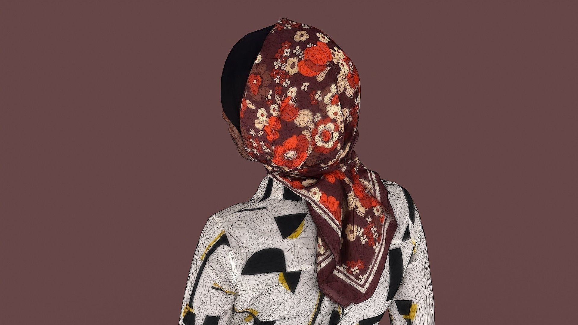 Elegant Woman 3D model_10