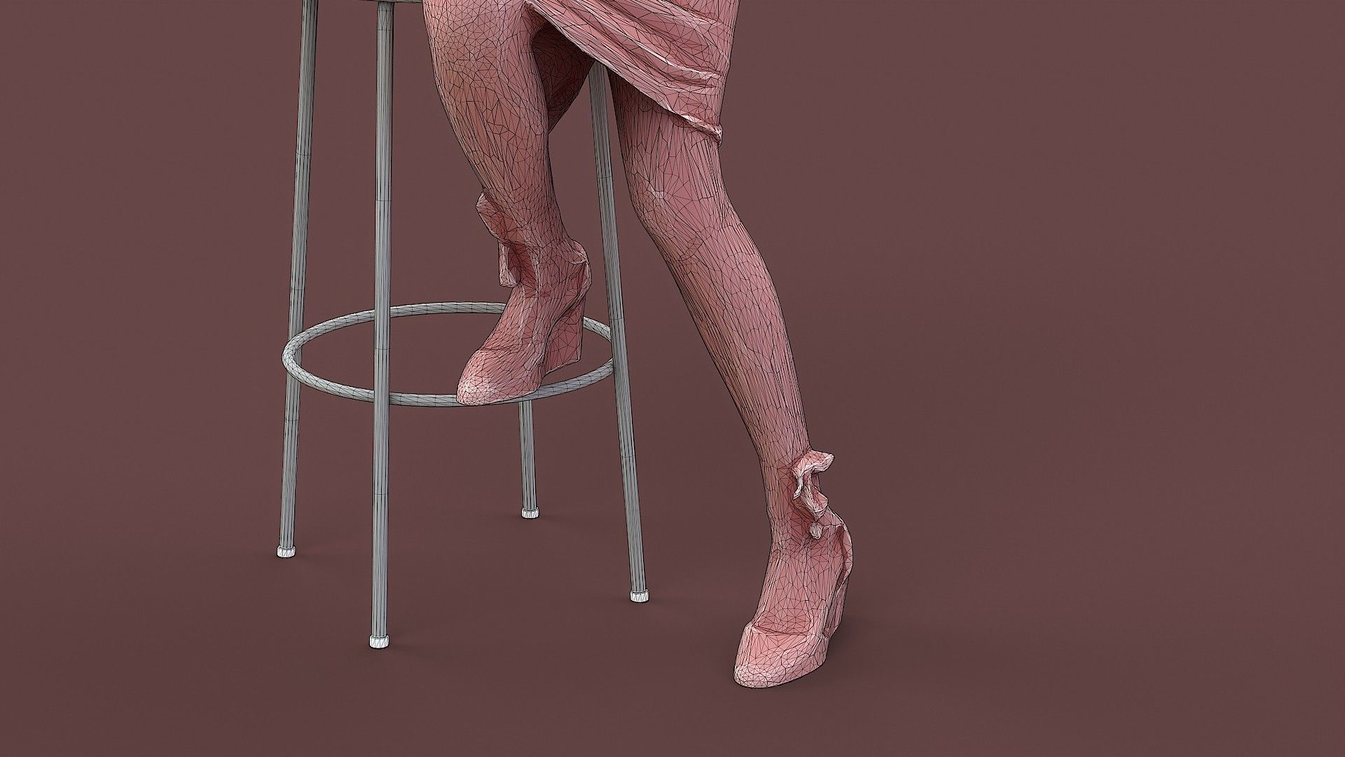 Elegant Woman 3D model_21