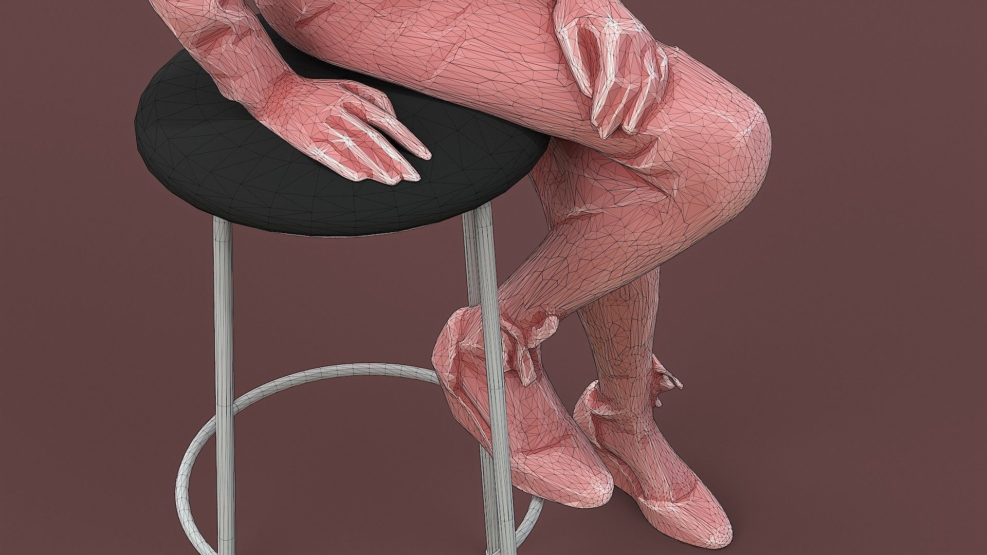 Elegant Woman 3D model_19