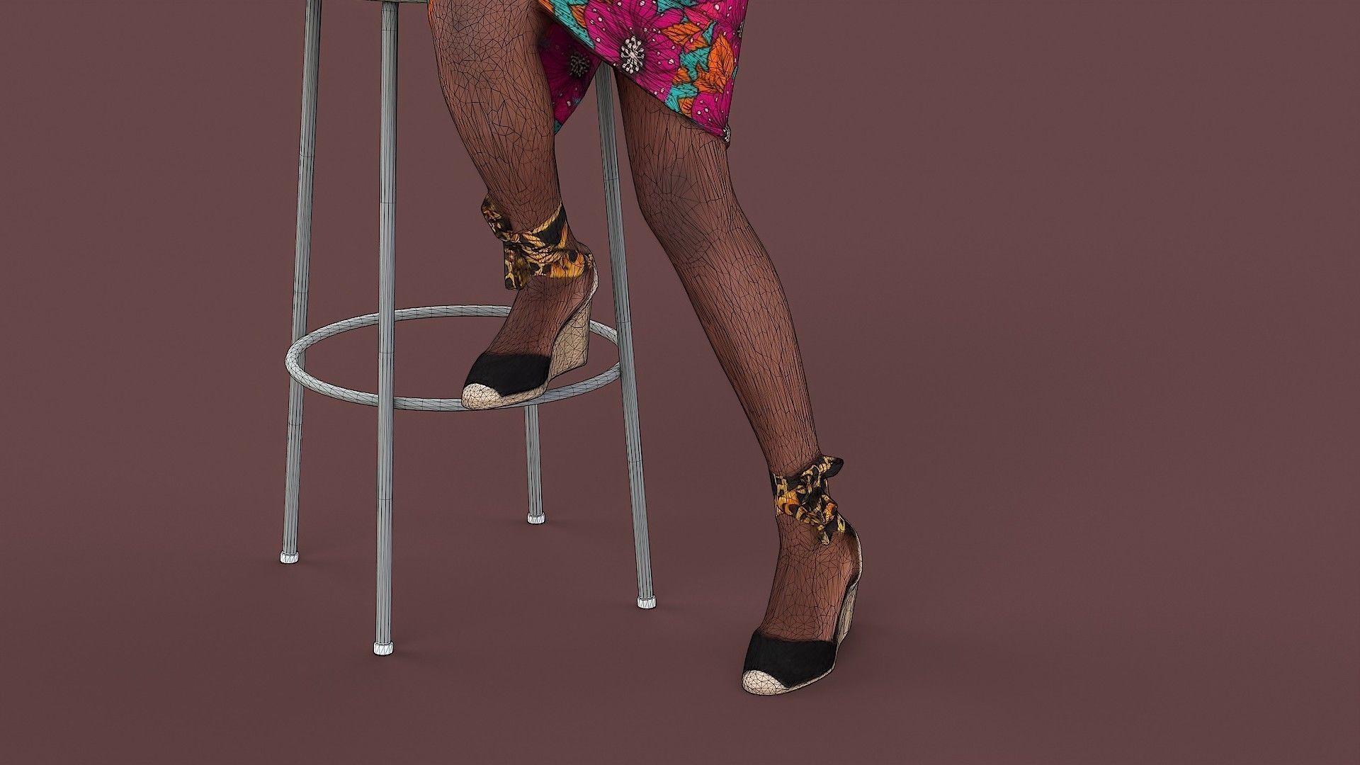 Elegant Woman 3D model_20