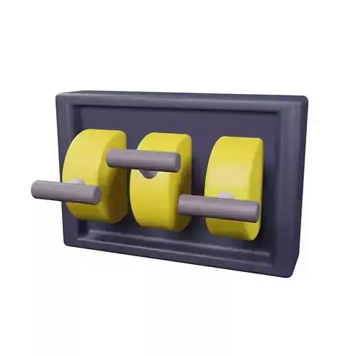 Circuit 3D Model electrical switch