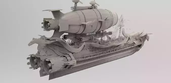Hades Airship 3D model