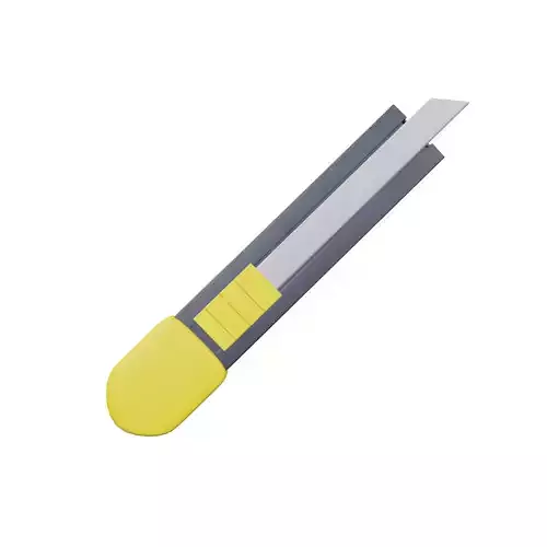 Cutter 3D Model tweezers