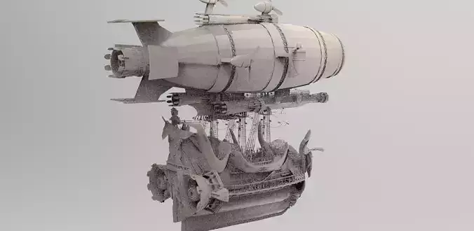 Explorer Colonial Airship  3D model