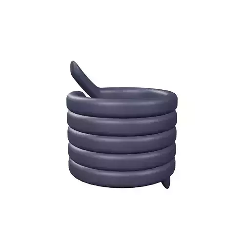 Fuse 3D Model bowl with handle Low-poly 3D model