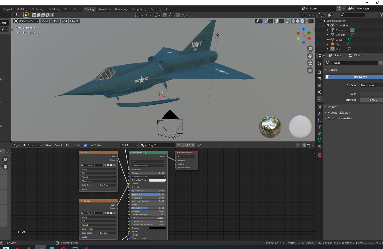 Convair YF2Y Sea Dart 3D model_12