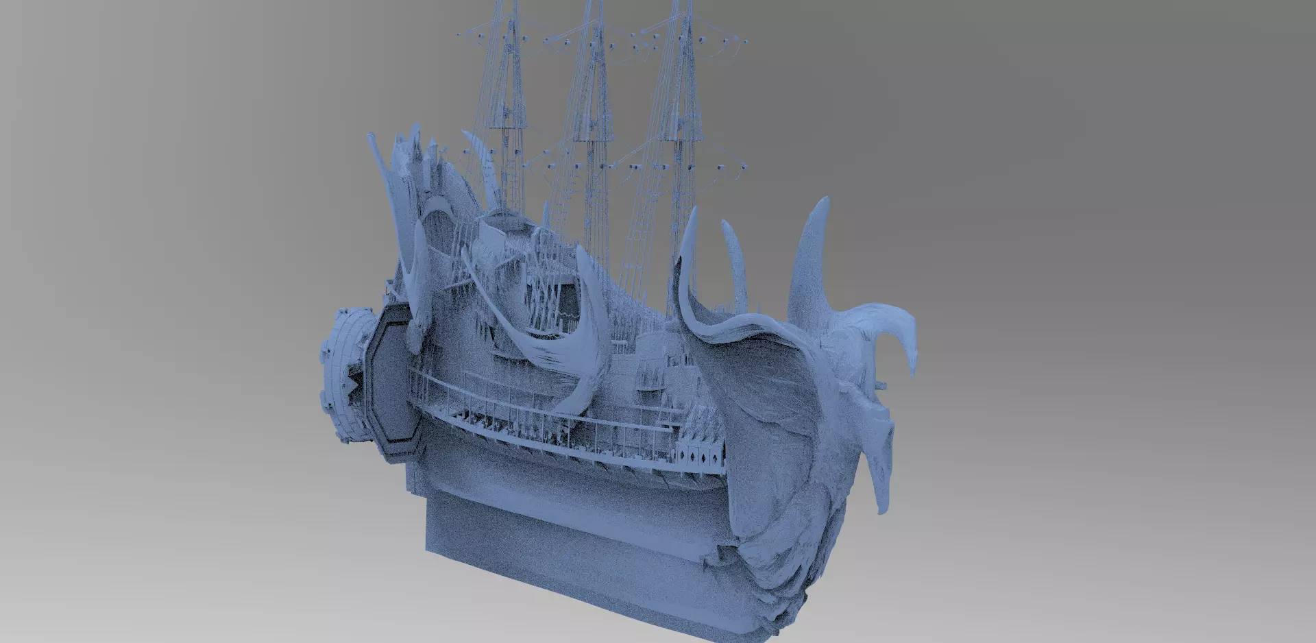 Airship Base 2 3D model_0